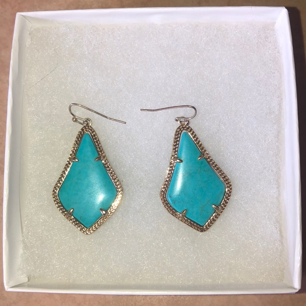 turquoise kendra earrings